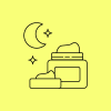 Night face cream, face balm