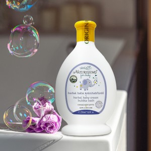 herbal baby cream bubble bath 250ml