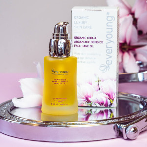 Organic chia & argan age defying face care oil - 30 ml