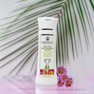 Organic rose shower cream - 150 ml