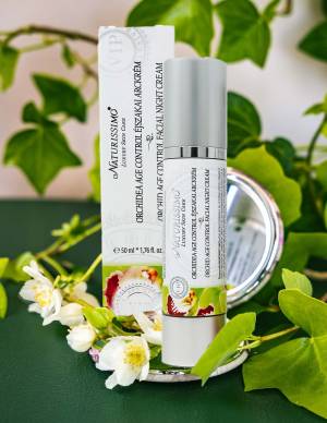 Orchid age control facial night cream - 50 ml - Night face cream, face balm kép 2 | BIOLA
